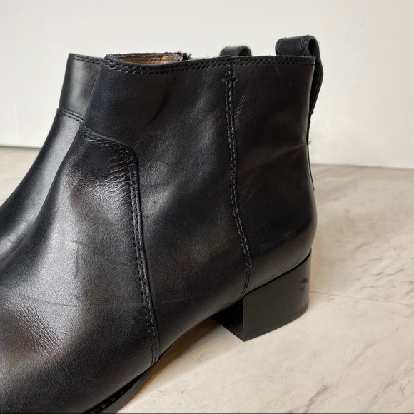 New! Madewell Camden Black Leather Ankle Bootie 7.5 - Picture 9 of 15